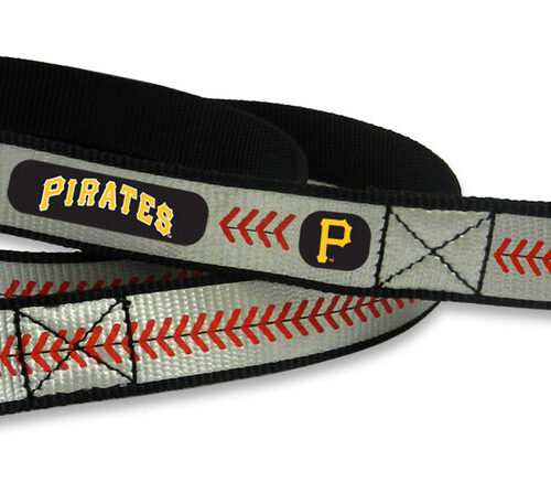 Pittsburgh Pirates Pet Leash Reflective Baseball Size Large CO