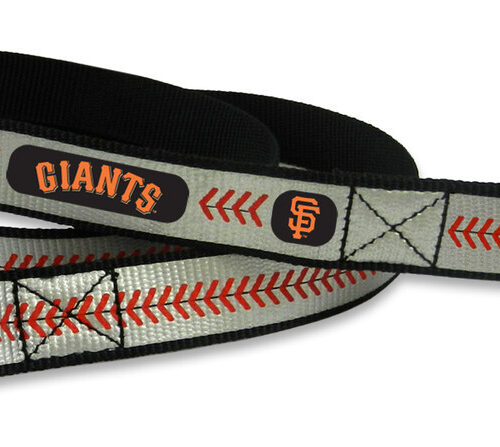 San Francisco Giants Pet Leash Reflective Baseball Size Large CO