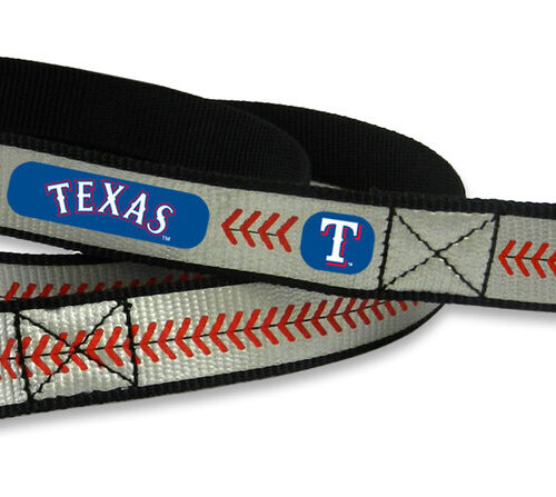 Texas Rangers Reflective Baseball Leash – L