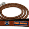 Chicago Bears Pet Leash Football Leather Chain Size Medium