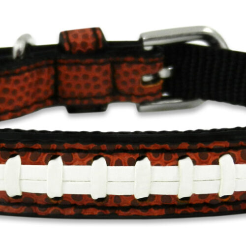 Arizona Cardinals Pet Collar Leather Classic Football Size Toy CO