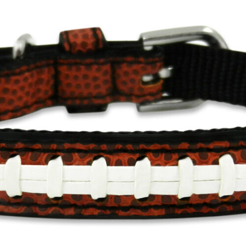 Washington Redskins Pet Collar Leather Classic Football Size Toy CO