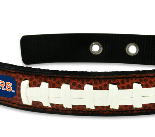 Auburn Tigers Classic Leather Small Football Collar