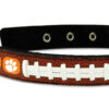 Clemson Tigers Pet Collar Classic Football Leather Size Medium