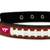 Virginia Tech Hokies Classic Leather Large Football Collar