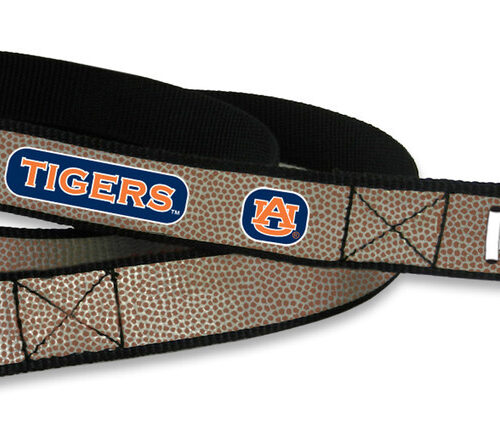 Auburn Tigers Reflective Football Leash – S