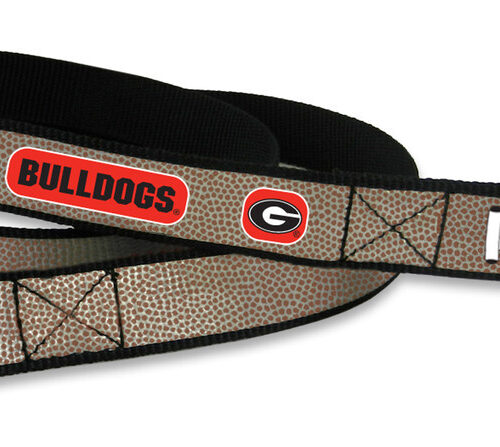 Georgia Bulldogs Pet Leash Reflective Football Size Small CO