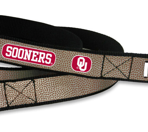 Oklahoma Sooners Reflective Football Leash – S