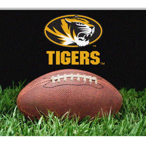 Missouri Tigers Classic Football Pet Bowl Mat – L  CO