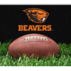 Oregon State Beavers Classic Football Pet Bowl Mat – L