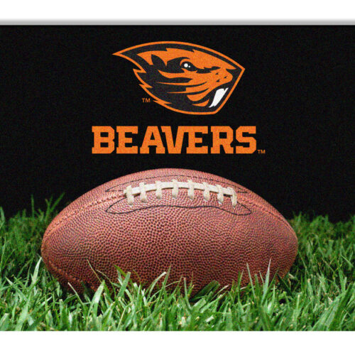 Oregon State Beavers Classic Football Pet Bowl Mat – L