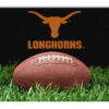 Texas Longhorns Pet Bowl Mat Classic Football Size Large CO