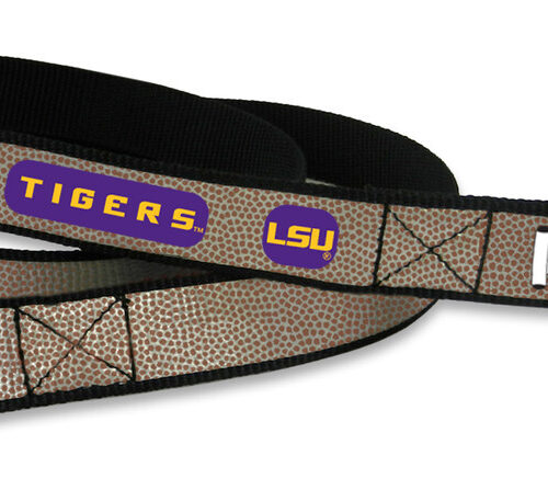 LSU Tigers Reflective Football Leash – L