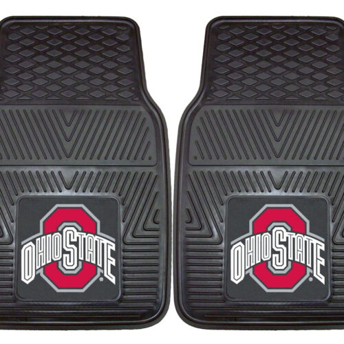 Ohio State Buckeyes Heavy Duty 2-Piece Vinyl Car Mats