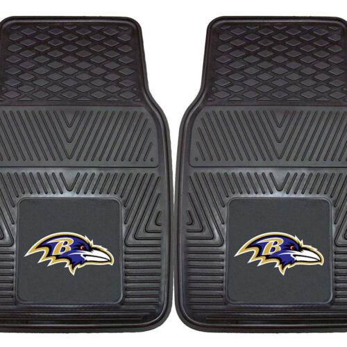 Baltimore Ravens Car Mats Heavy Duty 2 Piece Vinyl