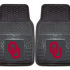 Oklahoma Sooners Heavy Duty 2-Piece Vinyl Car Mats