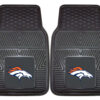 Denver Broncos Car Mats Heavy Duty 2 Piece Vinyl