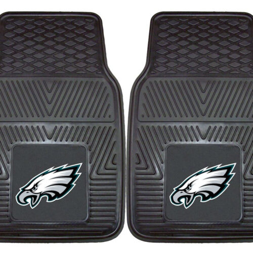 Philadelphia Eagles Car Mats Heavy Duty 2 Piece Vinyl