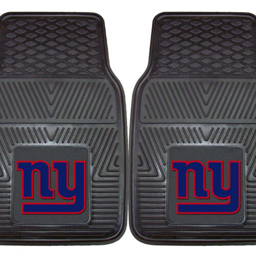 New York Giants Car Mats Heavy Duty 2 Piece Vinyl