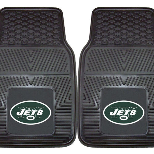 New York Jets Car Mats Heavy Duty 2 Piece Vinyl – Special Order