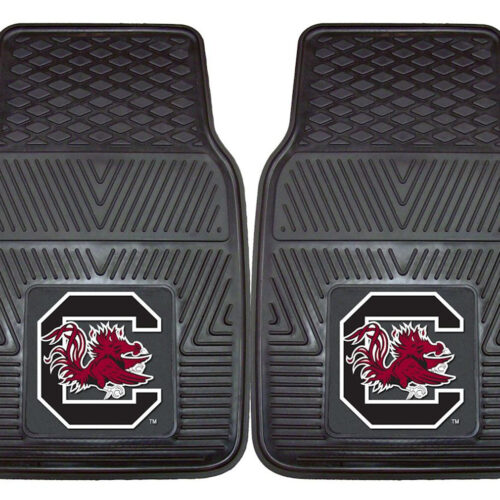 South Carolina Gamecocks Heavy Duty 2-Piece Vinyl Car Mats – Special Order