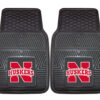 Nebraska Cornhuskers  Heavy Duty 2-Piece Vinyl Car Mats