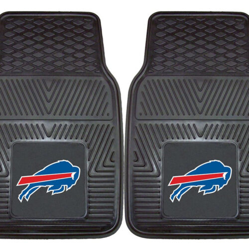 Buffalo Bills Car Mats Heavy Duty 2 Piece Vinyl