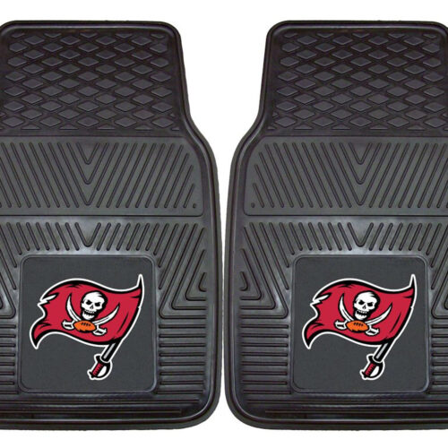 Tampa Bay Buccaneers Car Mats Heavy Duty 2 Piece Vinyl