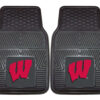 Wisconsin Badgers Heavy Duty 2-Piece Vinyl Car Mats – Special Order