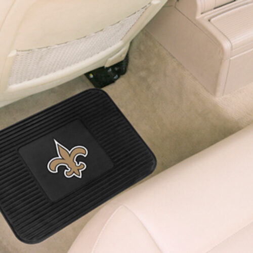 New Orleans Saints Car Mat Heavy Duty Vinyl Rear Seat