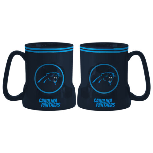 Carolina Panthers Coffee Mug 18oz Game Time Style