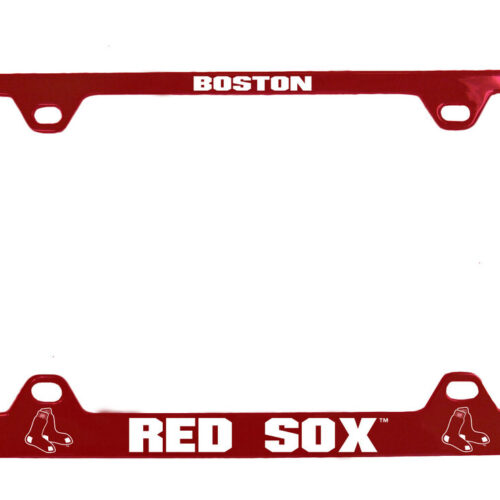 Boston Red Sox License Plate Frame Laser Cut Red