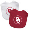 Oklahoma Sooners Baby Bib 2 Pack