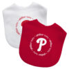 Philadelphia Phillies Baby Bib 2 Pack