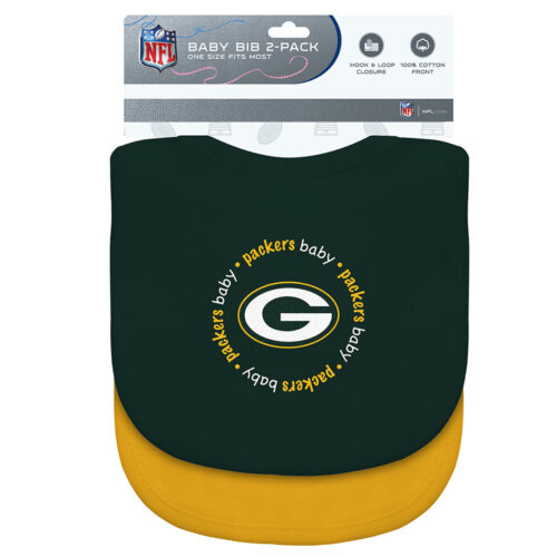 Green Bay Packers Baby Bib 2 Pack