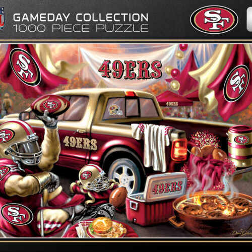 San Francisco 49ers Puzzle 1000 Piece Gameday Design