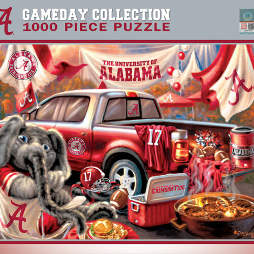 Alabama Crimson Tide Puzzle 1000 Piece Gameday Design