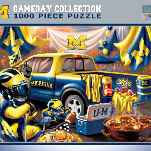 Michigan Wolverines Puzzle 1000 Piece Gameday Design