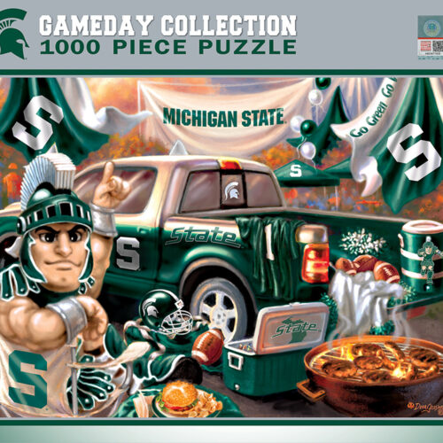 Michigan State Spartans Puzzle 1000 Piece Gameday Design