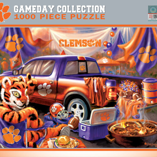 Clemson Tigers Puzzle 1000 Piece Gameday Design