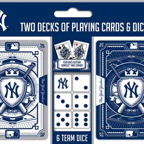 New York Yankees Playing Cards and Dice Set