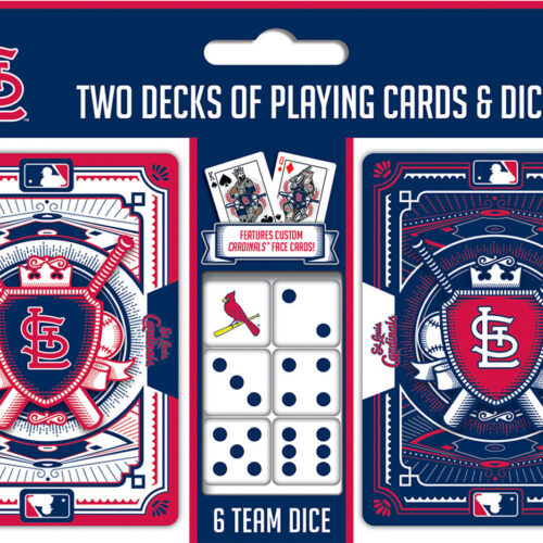 St. Louis Cardinals Playing Cards and Dice Set