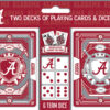 Alabama Crimson Tide Playing Cards and Dice Set