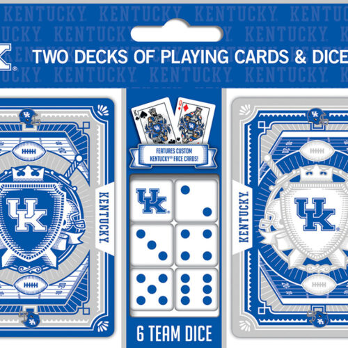 Kentucky Wildcats Playing Cards and Dice Set