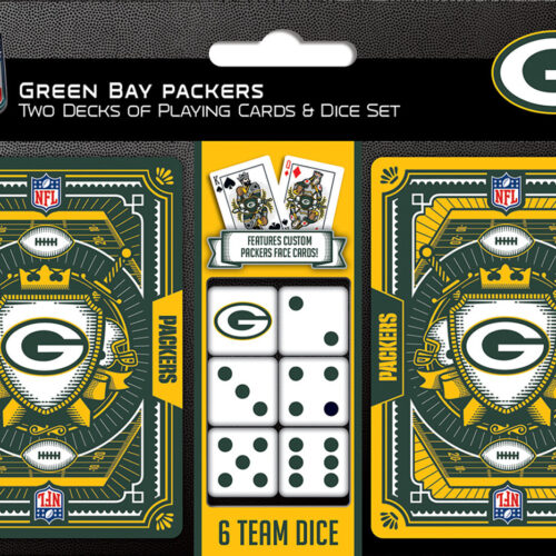 Green Bay Packers Playing Cards and Dice Set