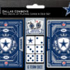 Dallas Cowboys Playing Cards and Dice Set