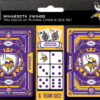 Minnesota Vikings Playing Cards and Dice Set