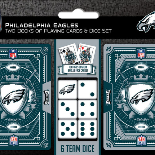 Philadelphia Eagles Playing Cards and Dice Set