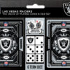 Las Vegas Raiders Playing Cards and Dice Set