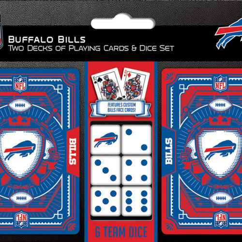 Buffalo Bills Playing Cards and Dice Set